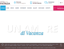 Tablet Screenshot of patriziahotel.it